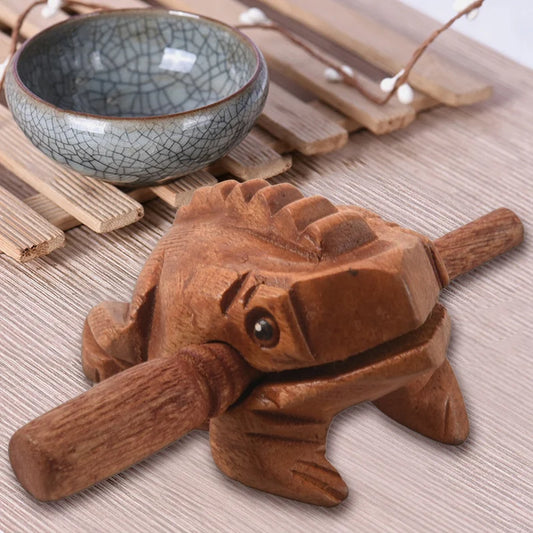 Wood Percussion Frog