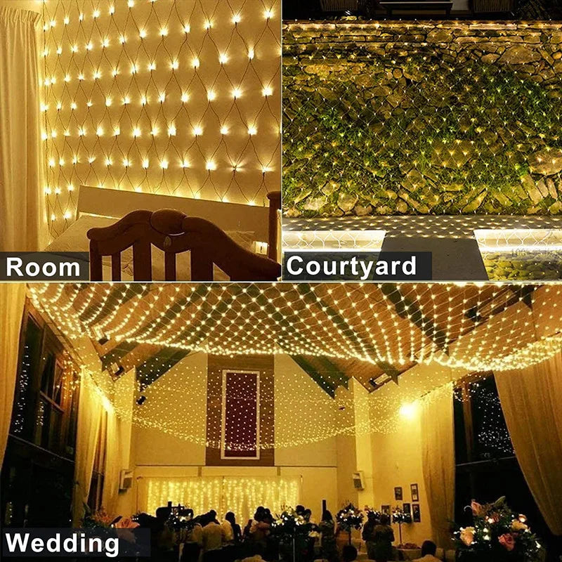 LED Net Mesh Fairy String Light