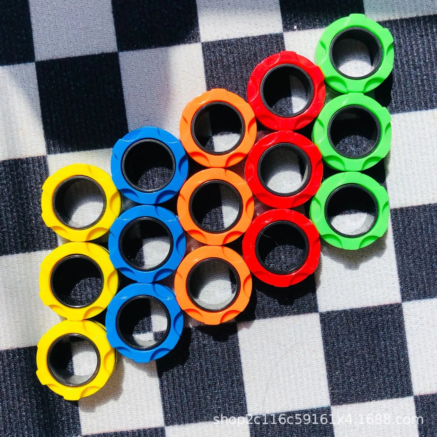 3pcs Magnetic Fidget Rings